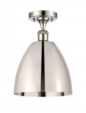Innovations Lighting 516-1C-PN-MBD-9-PN-LED - Bristol - 1 Light - 9 inch - Polished Nickel - Semi-Flush Mount