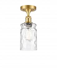 Innovations Lighting 516-1C-SG-G352-LED - Candor - 1 Light - 5 inch - Satin Gold - Semi-Flush Mount