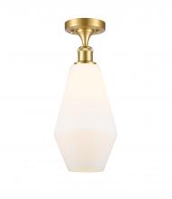 Innovations Lighting 516-1C-SG-G651-7-LED - Cindyrella - 1 Light - 7 inch - Satin Gold - Semi-Flush Mount