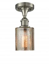 Innovations Lighting 516-1C-SN-G116-LED - Cobbleskill - 1 Light - 5 inch - Brushed Satin Nickel - Semi-Flush Mount