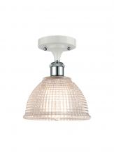 Innovations Lighting 516-1C-WPC-G422-LED - Arietta - 1 Light - 8 inch - White Polished Chrome - Semi-Flush Mount
