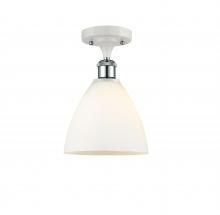 Innovations Lighting 516-1C-WPC-GBD-751-LED - Bristol - 1 Light - 8 inch - White Polished Chrome - Semi-Flush Mount