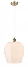 Innovations Lighting 516-1P-AB-G461-12-LED - Norfolk - 1 Light - 12 inch - Antique Brass - Cord hung - Mini Pendant