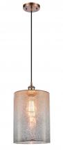 Innovations Lighting 516-1P-AC-G116-L - Cobbleskill - 1 Light - 9 inch - Antique Copper - Cord hung - Mini Pendant