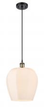 Innovations Lighting 516-1P-BAB-G461-12-LED - Norfolk - 1 Light - 12 inch - Black Antique Brass - Cord hung - Mini Pendant
