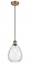 Innovations Lighting 516-1P-BB-G372-LED - Waverly - 1 Light - 8 inch - Brushed Brass - Cord hung - Mini Pendant