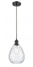 Innovations Lighting 516-1P-OB-G372-LED - Waverly - 1 Light - 8 inch - Oil Rubbed Bronze - Cord hung - Mini Pendant