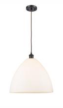 Innovations Lighting 516-1P-OB-GBD-161-LED - Bristol - 1 Light - 16 inch - Oil Rubbed Bronze - Cord hung - Pendant