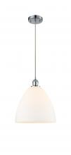 Innovations Lighting 516-1P-PC-GBD-121-LED - Bristol - 1 Light - 12 inch - Polished Chrome - Cord hung - Mini Pendant