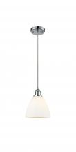 Innovations Lighting 516-1P-PC-GBD-751-LED - Bristol - 1 Light - 8 inch - Polished Chrome - Cord hung - Mini Pendant
