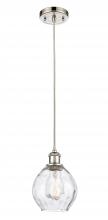 Innovations Lighting 516-1P-PN-G362-LED - Waverly - 1 Light - 6 inch - Polished Nickel - Cord hung - Mini Pendant