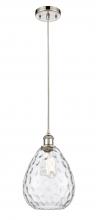 Innovations Lighting 516-1P-PN-G372-LED - Waverly - 1 Light - 8 inch - Polished Nickel - Cord hung - Mini Pendant