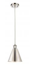 Innovations Lighting 516-1P-PN-MBC-8-PN-LED - Berkshire - 1 Light - 8 inch - Polished Nickel - Cord hung - Mini Pendant
