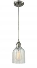 Innovations Lighting 516-1P-SN-G2511-LED - Caledonia - 1 Light - 5 inch - Brushed Satin Nickel - Cord hung - Mini Pendant