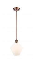 Innovations Lighting 516-1S-AC-G651-8-LED - Cindyrella - 1 Light - 8 inch - Antique Copper - Mini Pendant