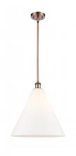 Innovations Lighting 516-1S-AC-GBC-161-LED - Berkshire - 1 Light - 16 inch - Antique Copper - Pendant