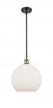 Innovations Lighting 516-1S-BAB-G121-12-LED - Athens - 1 Light - 12 inch - Black Antique Brass - Mini Pendant