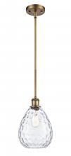 Innovations Lighting 516-1S-BB-G372-LED - Waverly - 1 Light - 8 inch - Brushed Brass - Mini Pendant