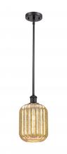Innovations Lighting 516-1S-OB-G460-7ME - Preston Cylinder - 1 Light - 7 inch - Oil Rubbed Bronze - Stem hung - Mini Pendant