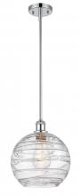 Innovations Lighting 516-1S-PC-G1213-10-LED - Athens Deco Swirl - 1 Light - 10 inch - Polished Chrome - Mini Pendant