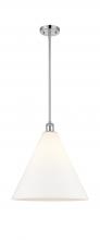 Innovations Lighting 516-1S-PC-GBC-161-LED - Berkshire - 1 Light - 16 inch - Polished Chrome - Pendant