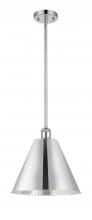 Innovations Lighting 516-1S-PC-MBC-12-PC-LED - Berkshire - 1 Light - 12 inch - Polished Chrome - Pendant