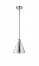Innovations Lighting 516-1S-PC-MBC-8-PC-LED - Berkshire - 1 Light - 8 inch - Polished Chrome - Pendant