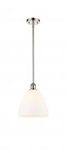 Innovations Lighting 516-1S-PN-GBD-91-LED - Bristol - 1 Light - 9 inch - Polished Nickel - Mini Pendant
