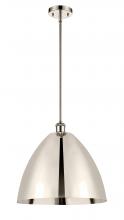 Innovations Lighting 516-1S-PN-MBD-16-PN-LED - Bristol - 1 Light - 16 inch - Polished Nickel - Pendant