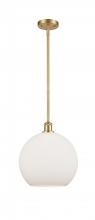 Innovations Lighting 516-1S-SG-G121-12-LED - Athens - 1 Light - 12 inch - Satin Gold - Mini Pendant
