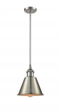 Innovations Lighting 516-1S-SN-M8-LED - Smithfield - 1 Light - 7 inch - Brushed Satin Nickel - Mini Pendant