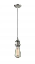 Innovations Lighting 516-1S-SN-LED - Bare Bulb - 1 Light - 5 inch - Brushed Satin Nickel - Mini Pendant