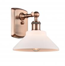 Innovations Lighting 516-1W-AC-G131-LED - Orwell - 1 Light - 8 inch - Antique Copper - Sconce