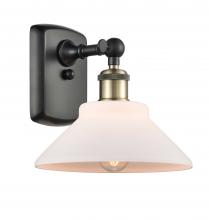 Innovations Lighting 516-1W-BAB-G131-LED - Orwell - 1 Light - 8 inch - Black Antique Brass - Sconce