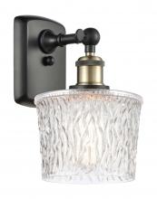 Innovations Lighting 516-1W-BAB-G402-LED - Niagara - 1 Light - 7 inch - Black Antique Brass - Sconce