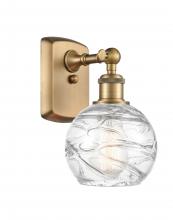 Innovations Lighting 516-1W-BB-G1213-6-LED - Athens Deco Swirl - 1 Light - 6 inch - Brushed Brass - Sconce