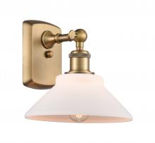 Innovations Lighting 516-1W-BB-G131-LED - Orwell - 1 Light - 8 inch - Brushed Brass - Sconce