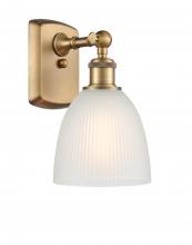 Innovations Lighting 516-1W-BB-G381-LED - Castile - 1 Light - 6 inch - Brushed Brass - Sconce