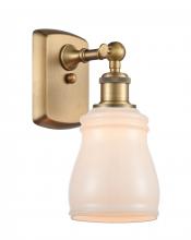 Innovations Lighting 516-1W-BB-G391-LED - Ellery - 1 Light - 5 inch - Brushed Brass - Sconce