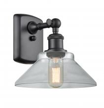 Innovations Lighting 516-1W-BK-G132-LED - Orwell - 1 Light - 8 inch - Matte Black - Sconce