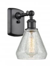 Innovations Lighting 516-1W-BK-G275-LED - Conesus - 1 Light - 6 inch - Matte Black - Sconce
