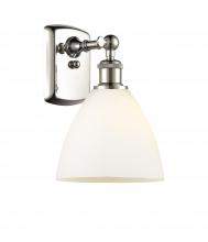 Innovations Lighting 516-1W-PN-GBD-751-LED - Bristol - 1 Light - 8 inch - Polished Nickel - Sconce