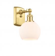 Innovations Lighting 516-1W-SG-G121-6-LED - Athens - 1 Light - 6 inch - Satin Gold - Sconce