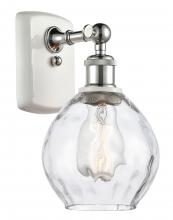 Innovations Lighting 516-1W-WPC-G362-LED - Waverly - 1 Light - 6 inch - White Polished Chrome - Sconce