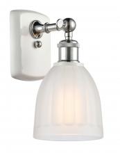 Innovations Lighting 516-1W-WPC-G441-LED - Brookfield - 1 Light - 6 inch - White Polished Chrome - Sconce