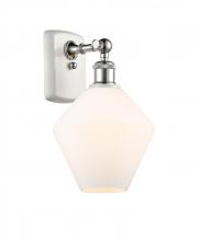 Innovations Lighting 516-1W-WPC-G651-8-LED - Cindyrella - 1 Light - 8 inch - White Polished Chrome - Sconce