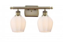 Innovations Lighting 516-2W-AB-G461-6-LED - Norfolk - 2 Light - 16 inch - Antique Brass - Bath Vanity Light