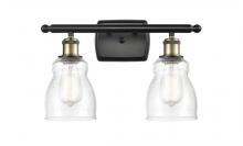 Innovations Lighting 516-2W-BAB-G394-LED - Ellery - 2 Light - 15 inch - Black Antique Brass - Bath Vanity Light