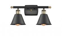 Innovations Lighting 516-2W-BAB-M8-LED - Smithfield - 2 Light - 17 inch - Black Antique Brass - Bath Vanity Light