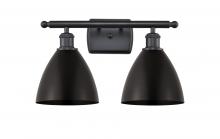 Innovations Lighting 516-2W-BK-MBD-75-BK-LED - Bristol - 2 Light - 18 inch - Matte Black - Bath Vanity Light